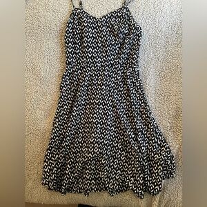 Womens Old Navy Sm A-Line midi swing dress